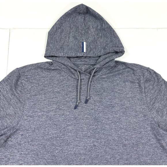 Rhoback Mens Performance Hoodie Size 2XL Heather Golf Athleisure Drawstring - Picture 2 of 12